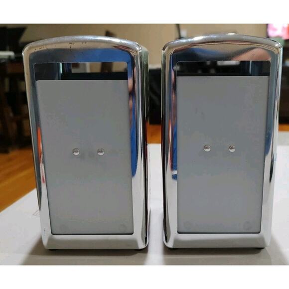 2 Vintage Coca Cola Coke Napkin Holder Dispenser 1992 Red Chrome 50s Diner Style - Picture 2 of 9